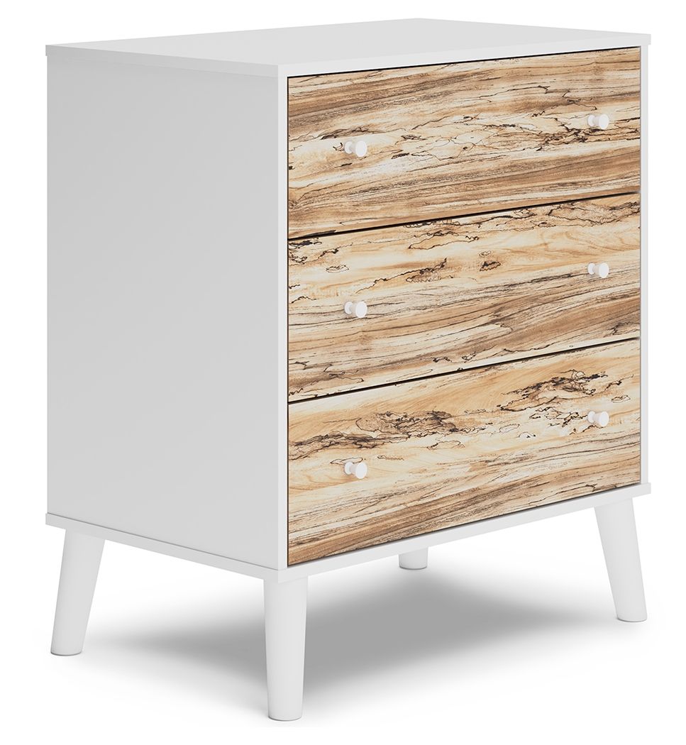 Piperton - Natural - Three Drawer Chest