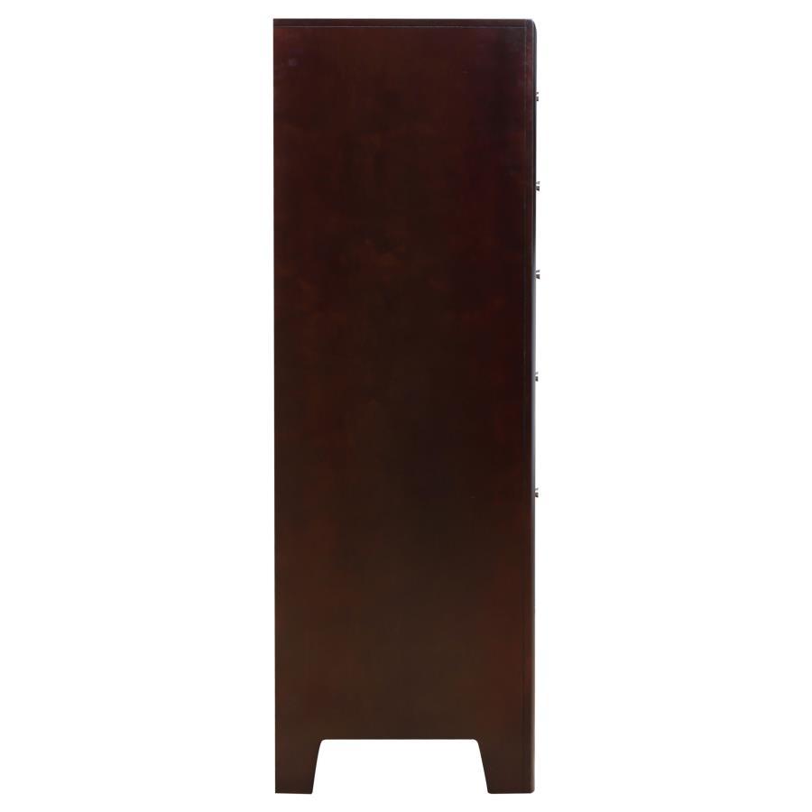 Phoenix - 6-Drawer Chest  - Deep Cappuccino