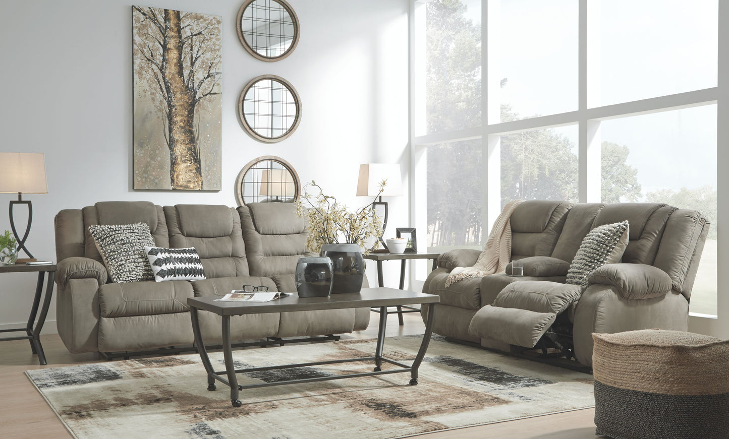 Mccade - Cobblestone - Reclining Sofa