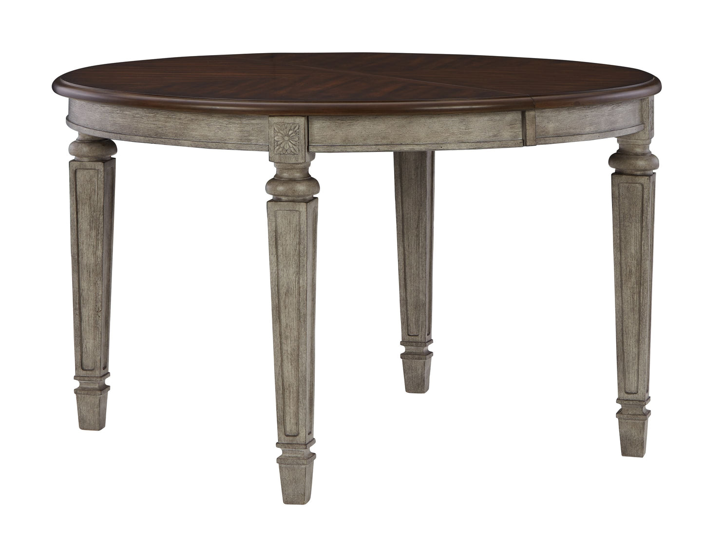 Lodenbay - Antique Gray - Oval Dining Room Ext Table