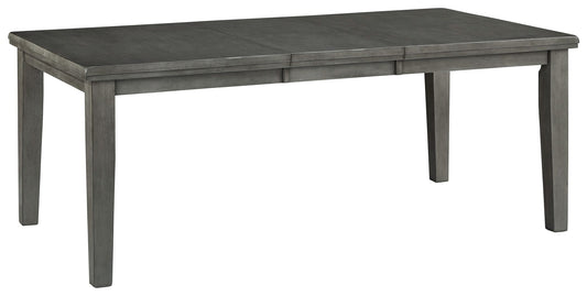 Hallanden - Gray - Rect Drm Butterfly Ext Table