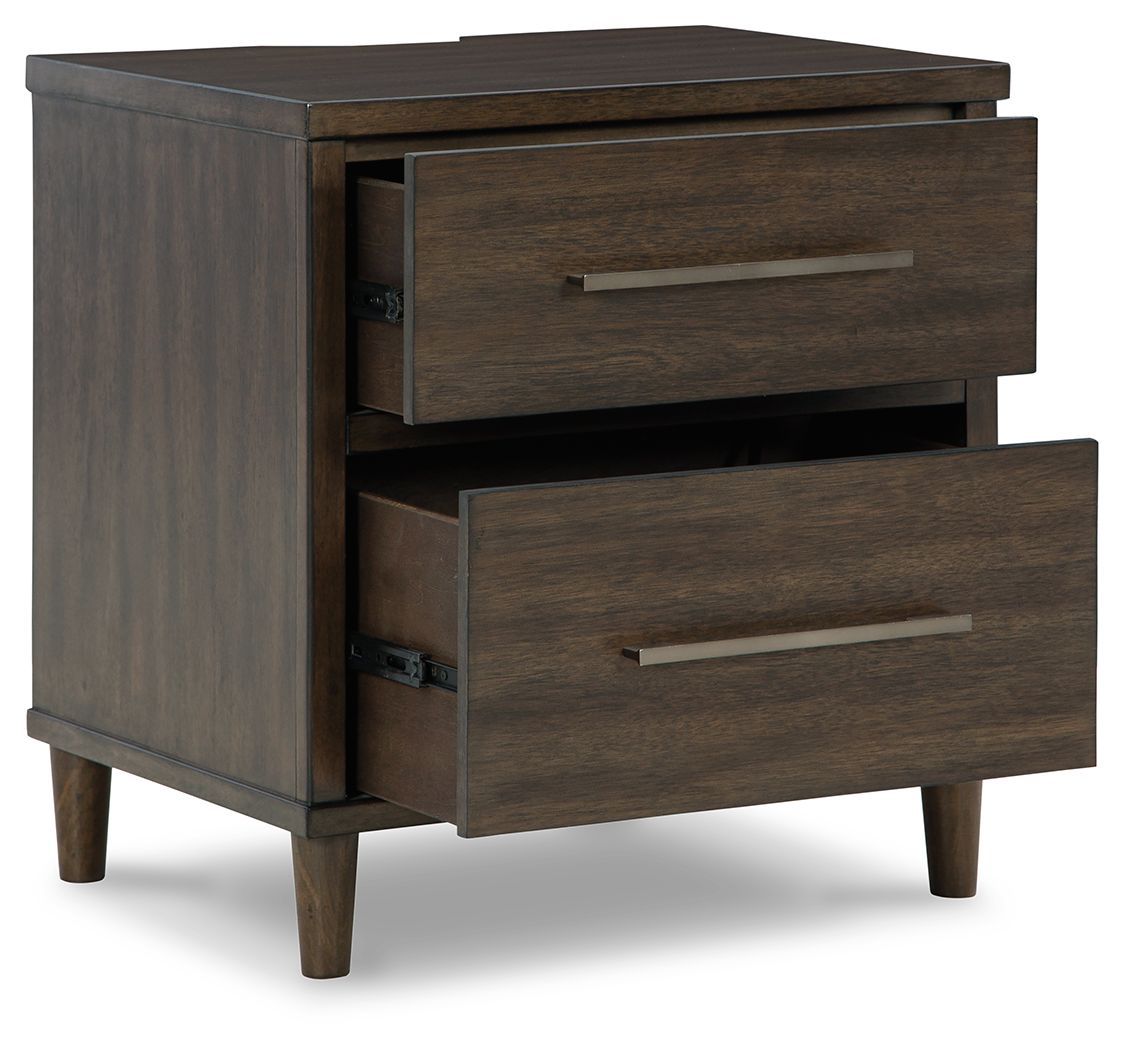 Wittland - Brown - Two Drawer Night Stand
