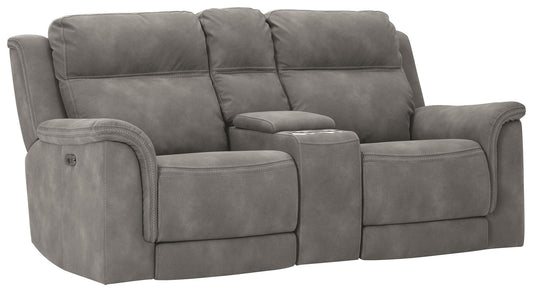 Next-Gen DuraPella - Reclining Power Loveseat With Console