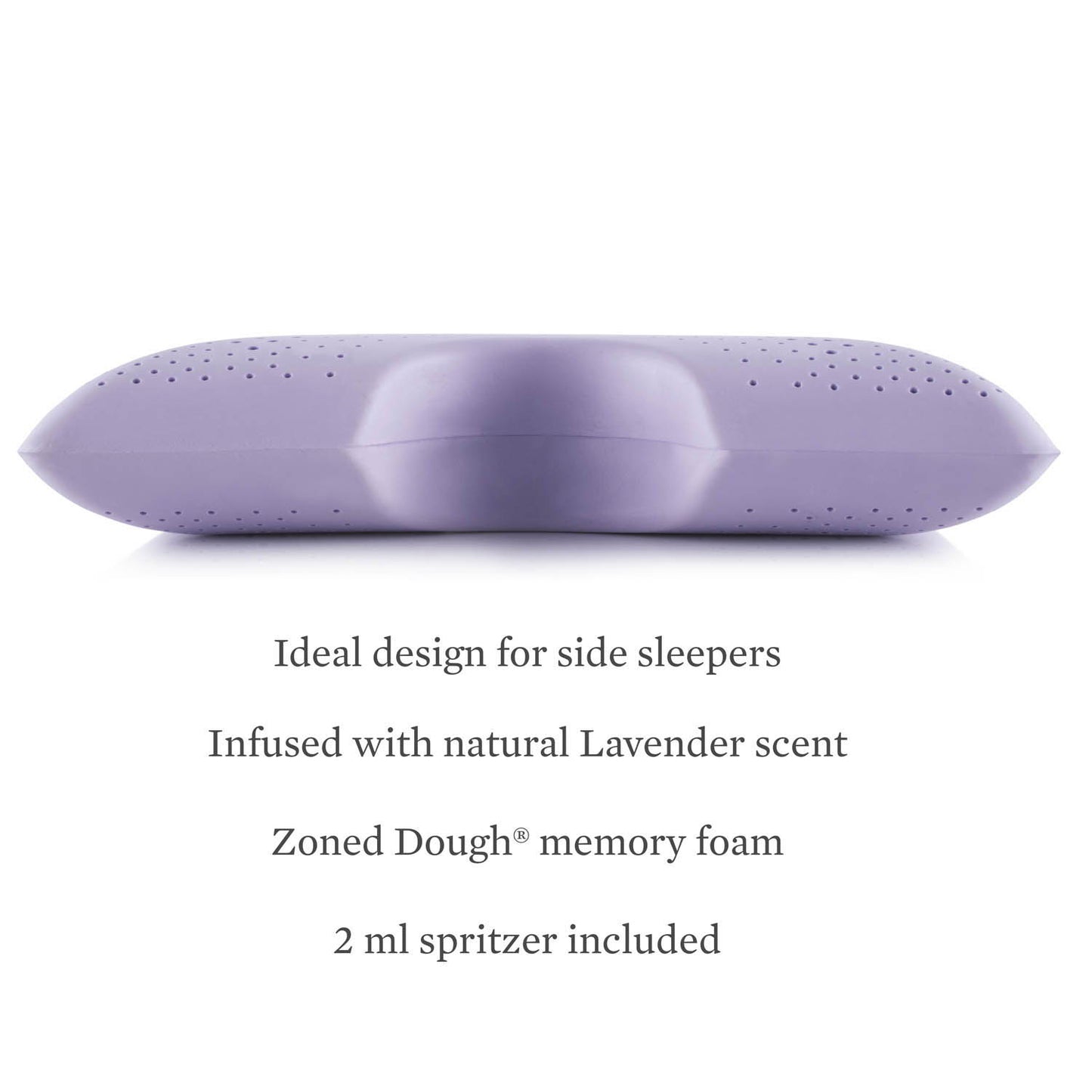 Shoulder Zoned Dough + Lavender - Pillow