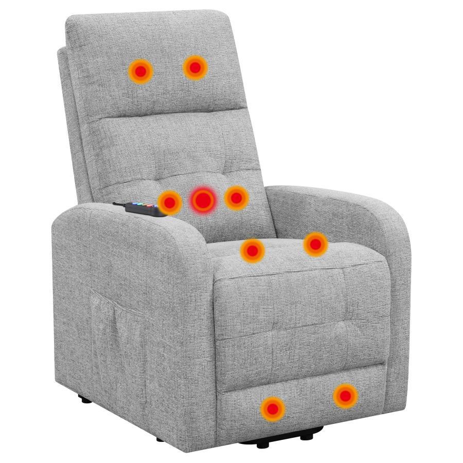 Howie - Tufted Upholstered Power Lift Recliner