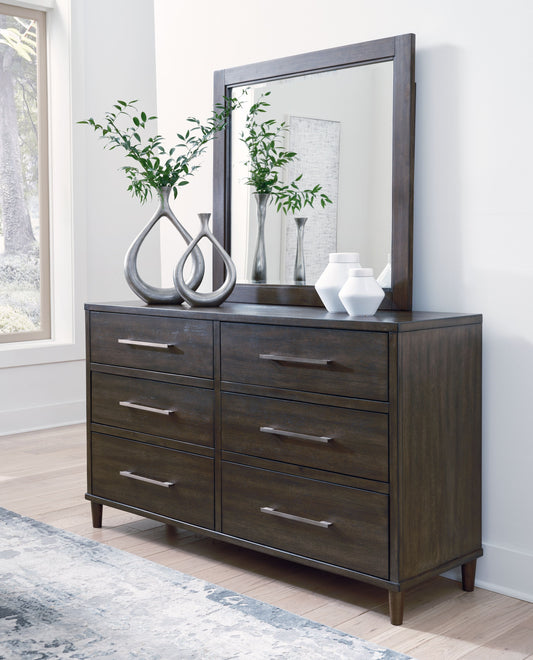 Wittland - Brown - Dresser, Mirror