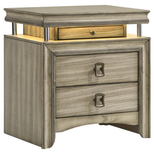 Nightstand - Rustic Beige