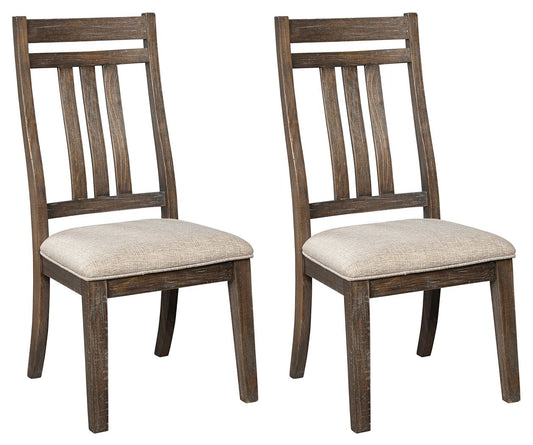 Wyndahl - Rustic Brown - Dining Uph Side Chair (Set of 2) - Slatback