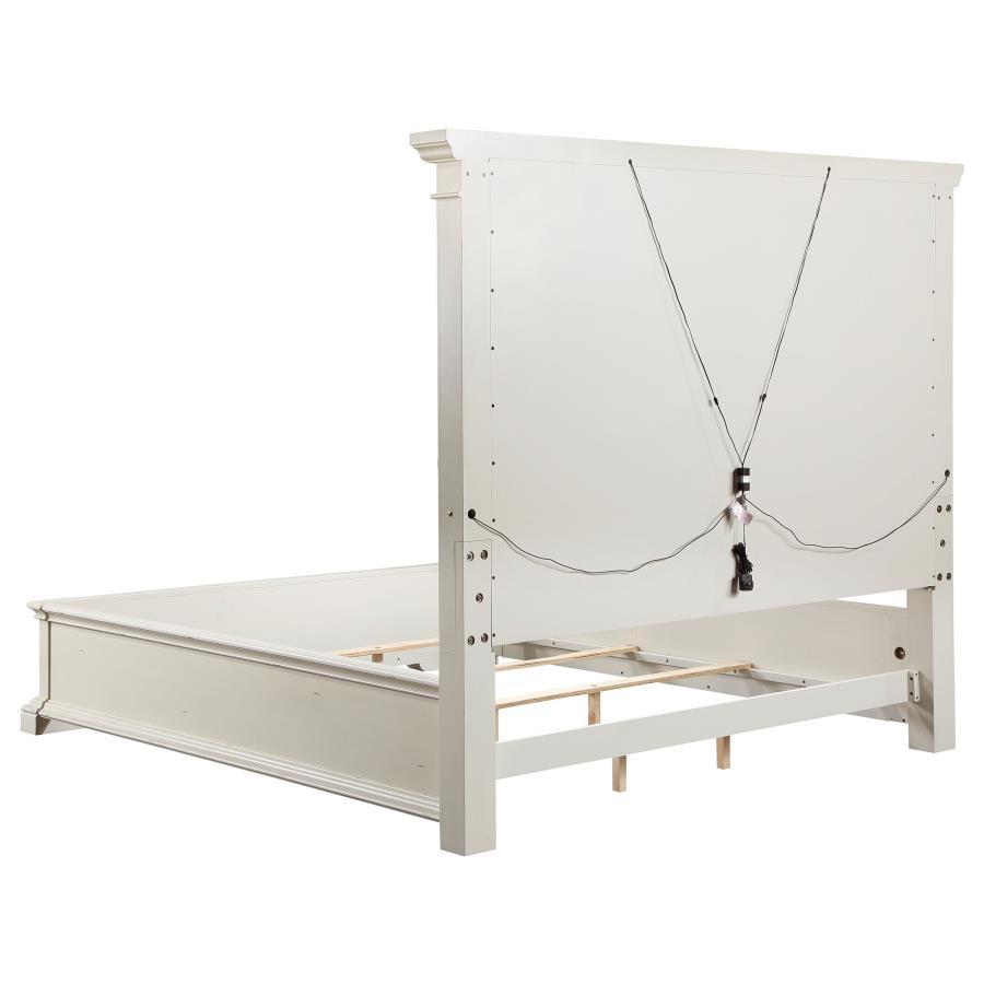 Evelyn - Panel Bed With Headboard Lighting