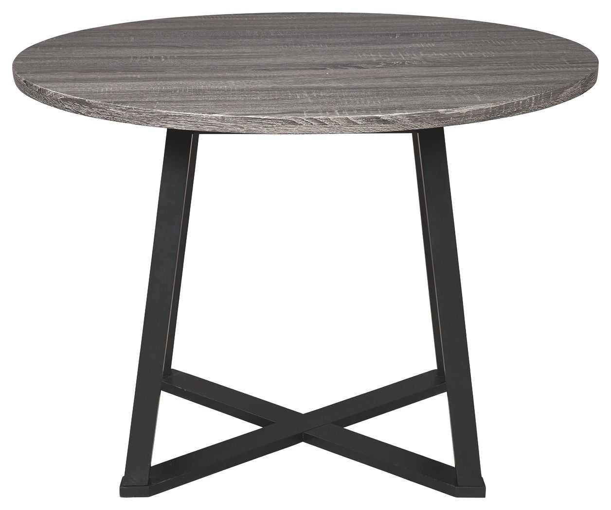 Centiar - Black / Gray - Round Dining Room Table