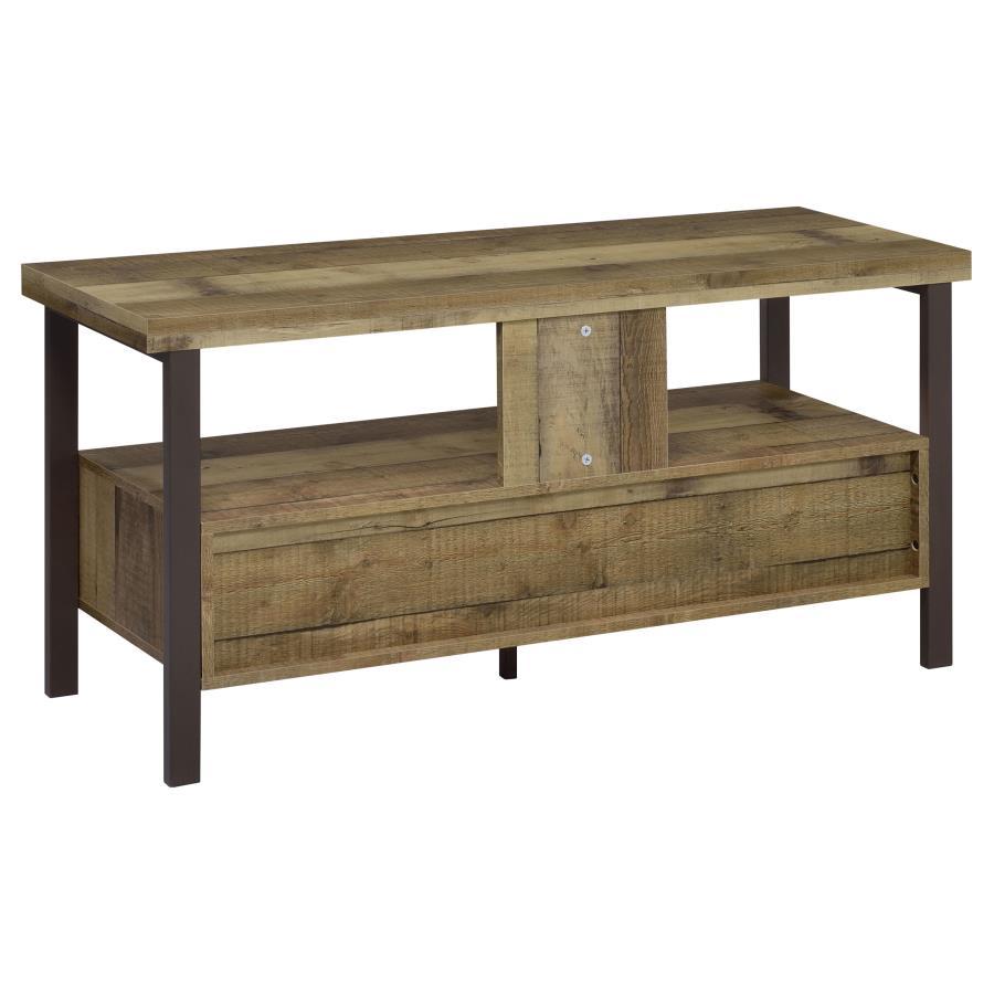 Ruston - 3-drawer Weathered Pine TV Console