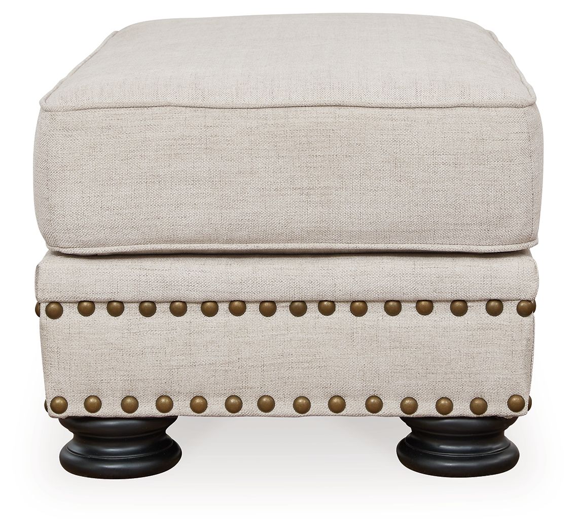 Merrimore - Linen - 2 Pc. - Chair And A Half, Ottoman