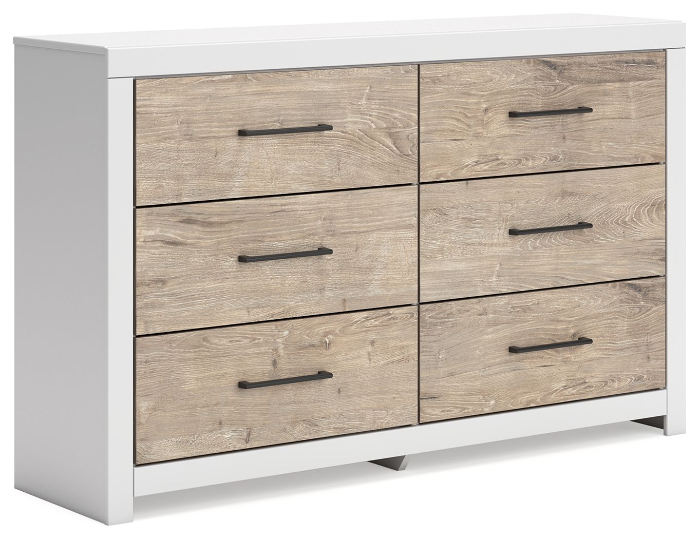 Charbitt - Two-tone - 5 Pc. - Dresser, Mirror, Chest, Full Panel Bed