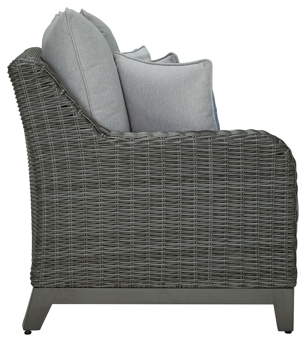 Elite Park - Gray - Sofa With Cushion