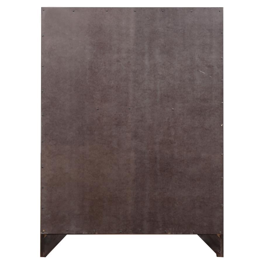 Phoenix - 6-Drawer Chest  - Deep Cappuccino