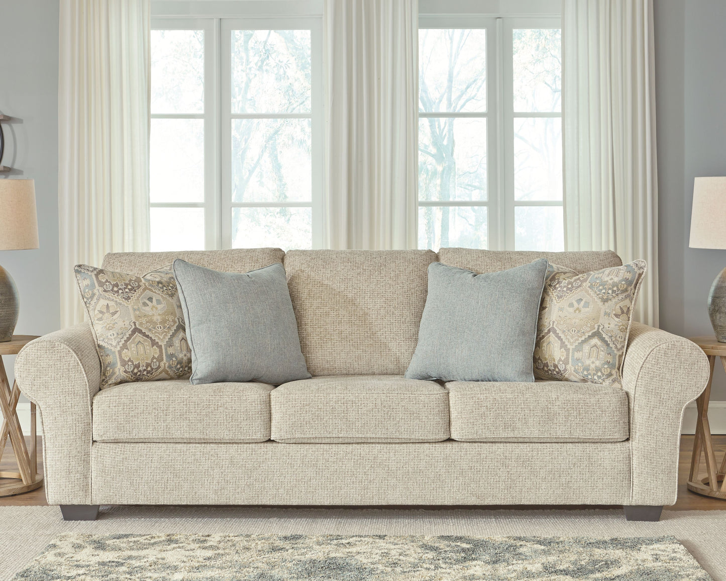 Haisley - Ivory - Queen Sofa Sleeper