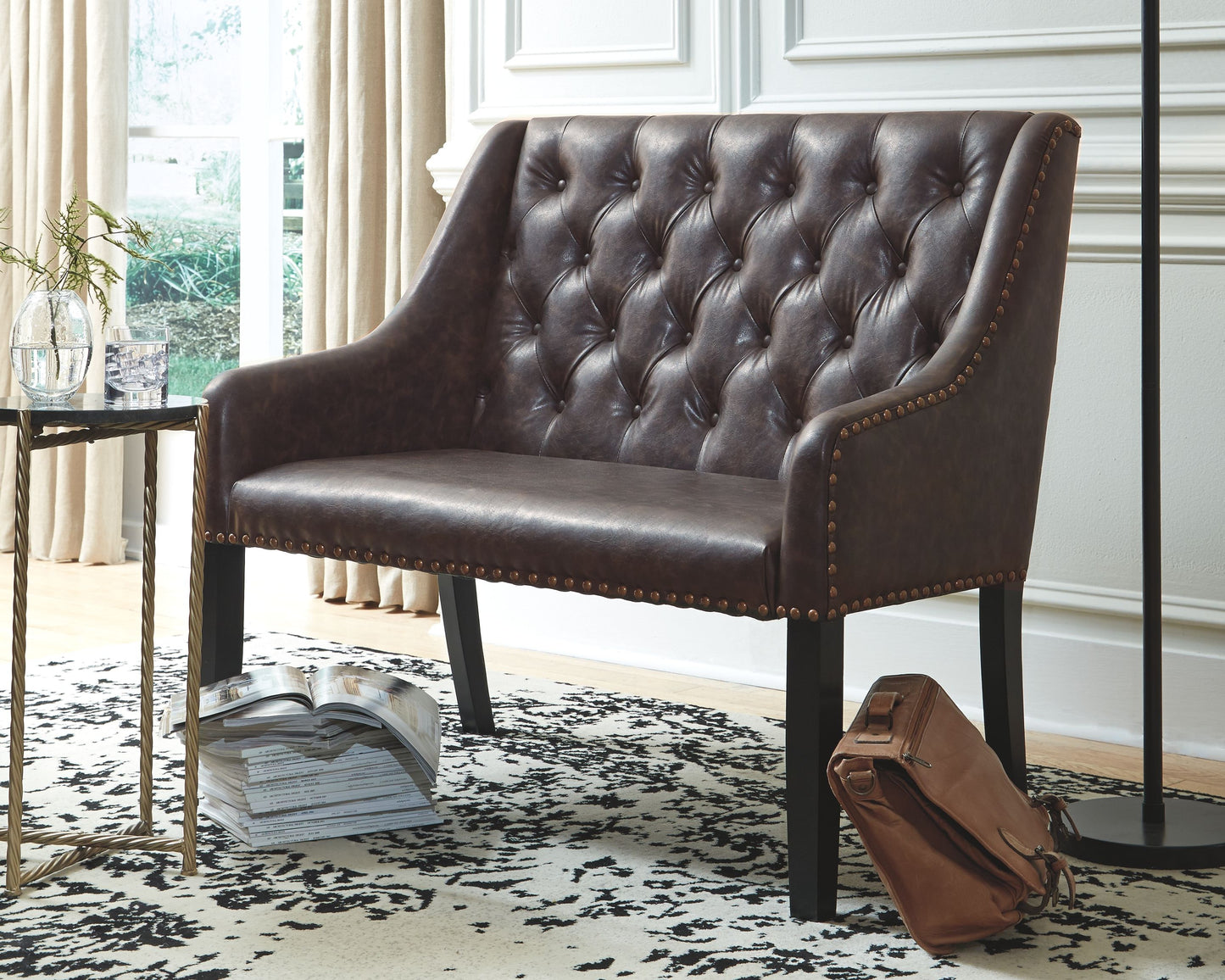 Carondelet - Brown - Accent Bench