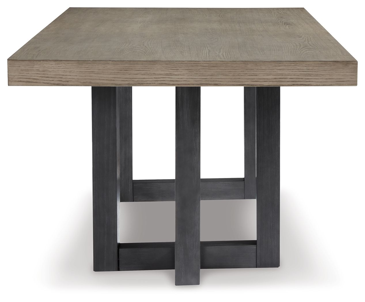 Foyland - Black / Brown - Rectangular Dining Room Table