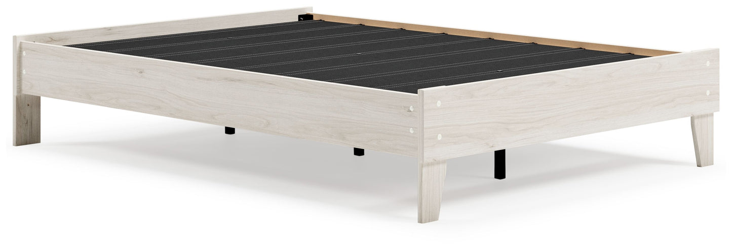 Socalle - Natural - 3 Pc. - Dresser, Full Panel Platform Bed