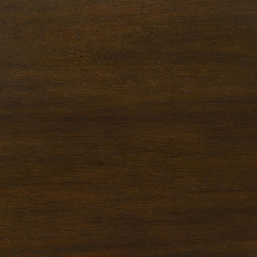 Marshall - 4-Shelf Bookcase - Dark Walnut and Gunmetal
