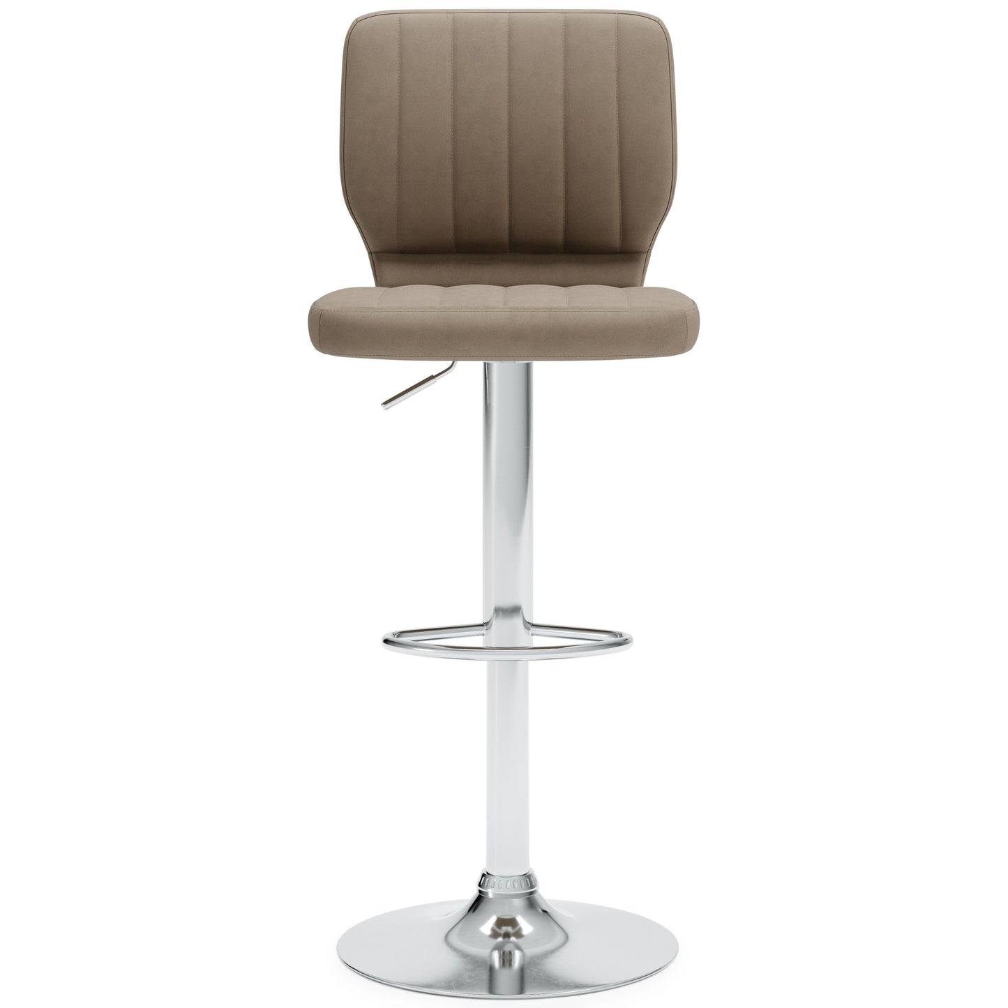 Pollzen - Tall Upholstered Swivel Barstool (Set of 2)