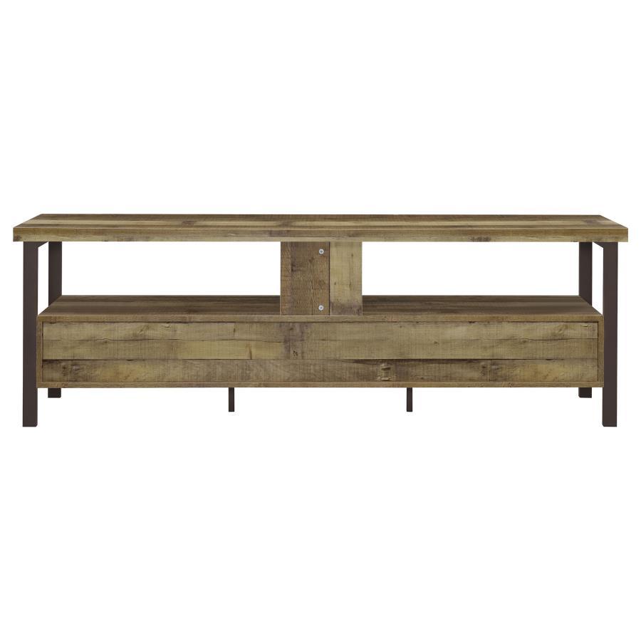 Ruston - 3-drawer Weathered Pine TV Console