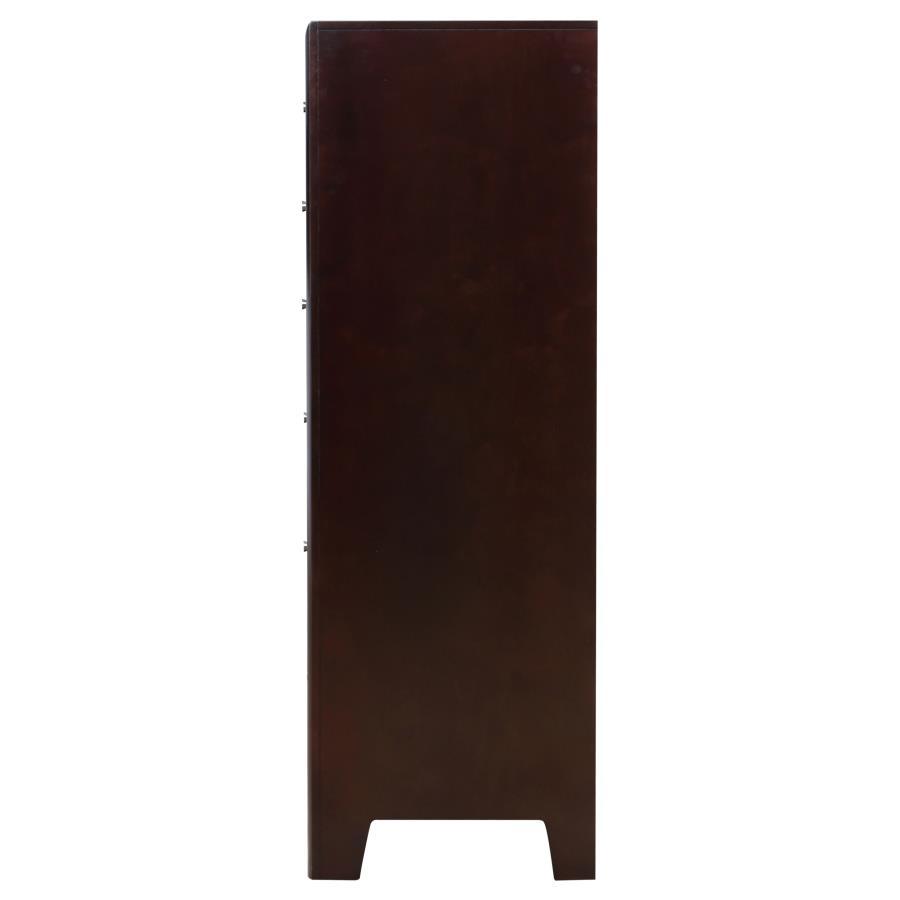 Phoenix - 6-Drawer Chest  - Deep Cappuccino