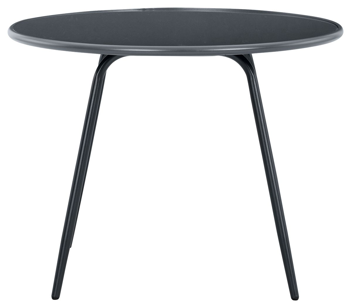 Palm Bliss - Gray - Round Dining Table