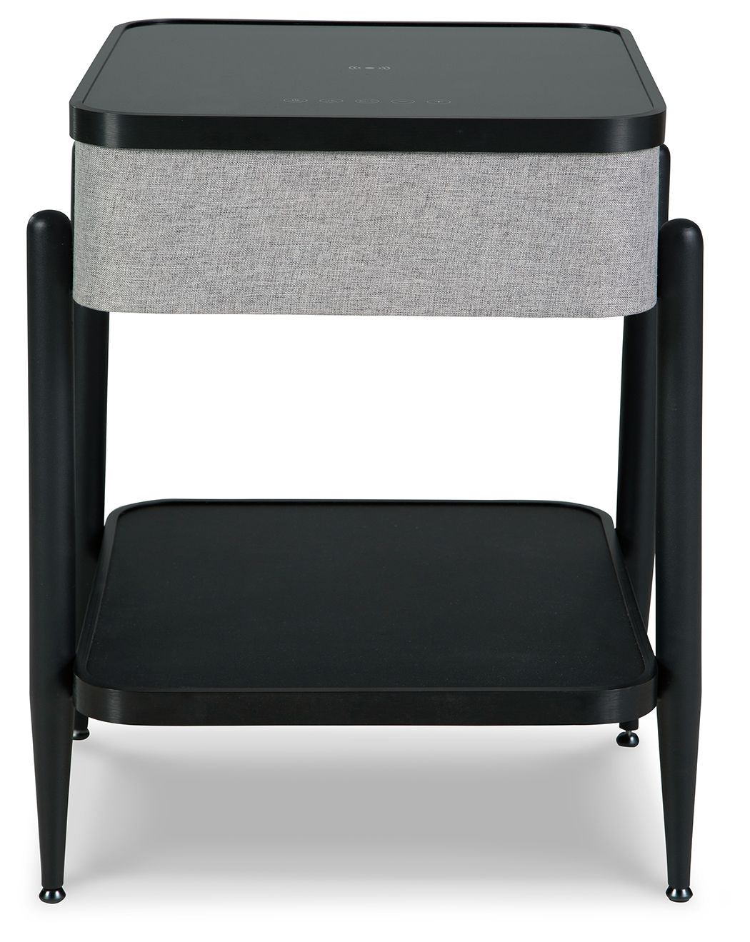 Jorvalee - Gray / Black - Accent Table