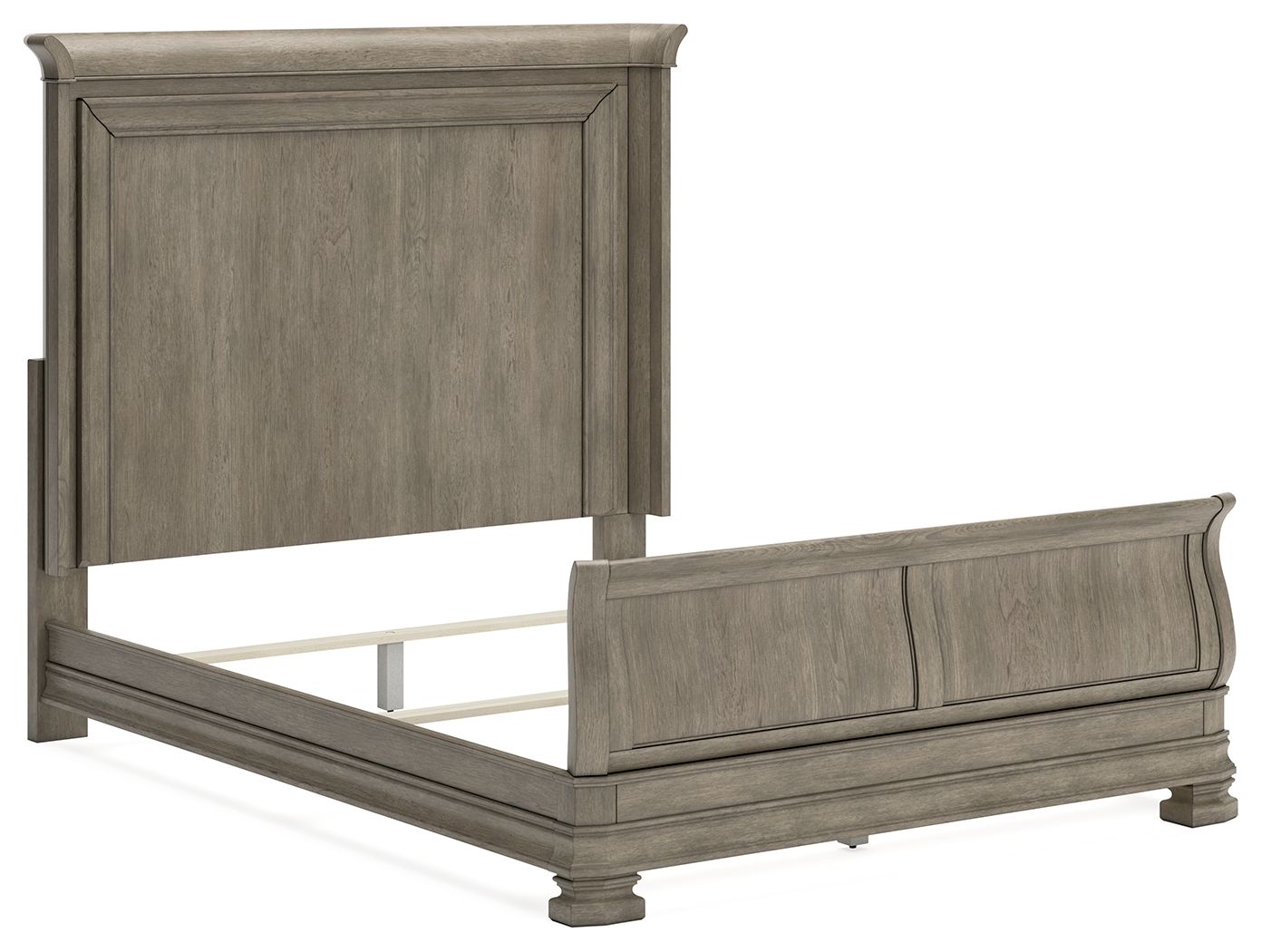 Lexorne - Gray - 5 Pc. - Dresser, Mirror, Chest, Queen Sleigh Bed