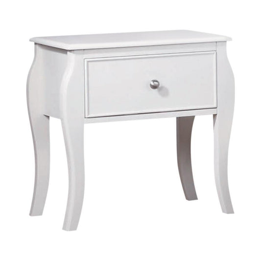 Dominique - 1-Drawer Nightstand - White