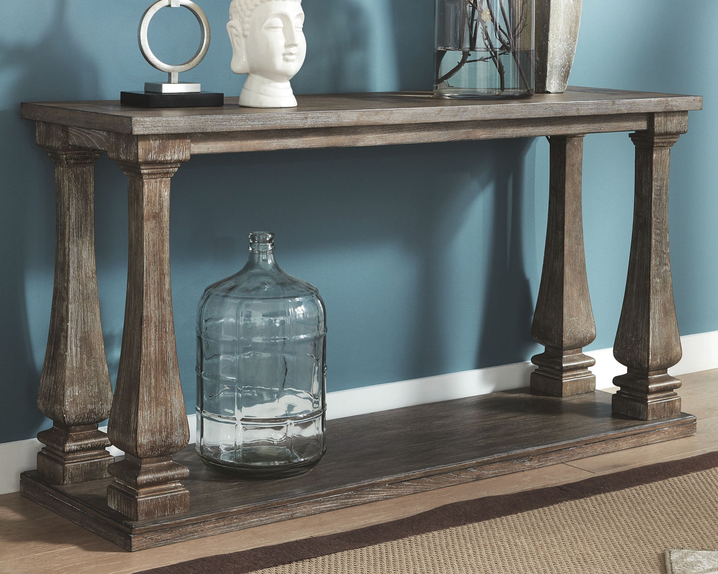 Johnelle - Gray - Sofa Table
