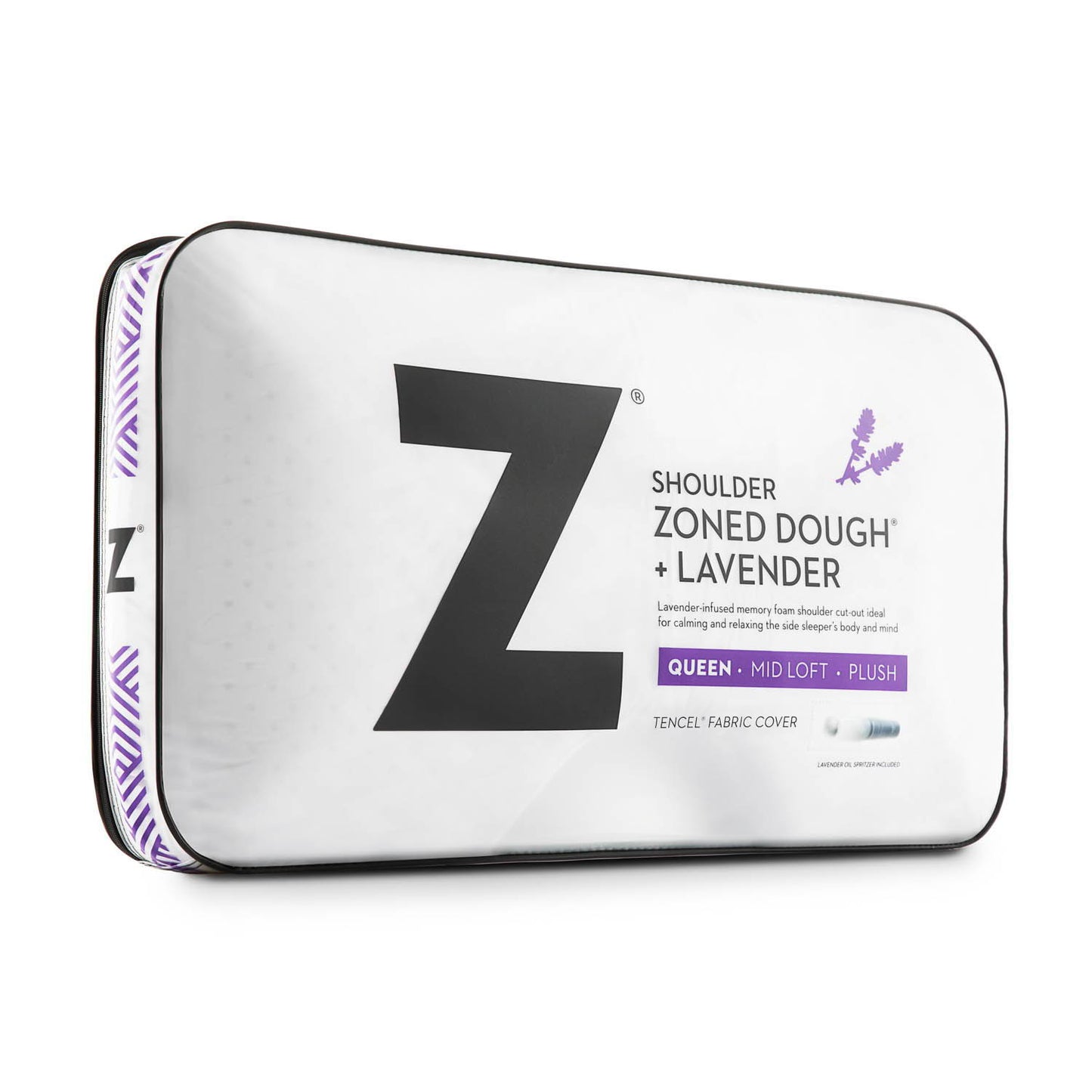 Shoulder Zoned Dough + Lavender - Pillow