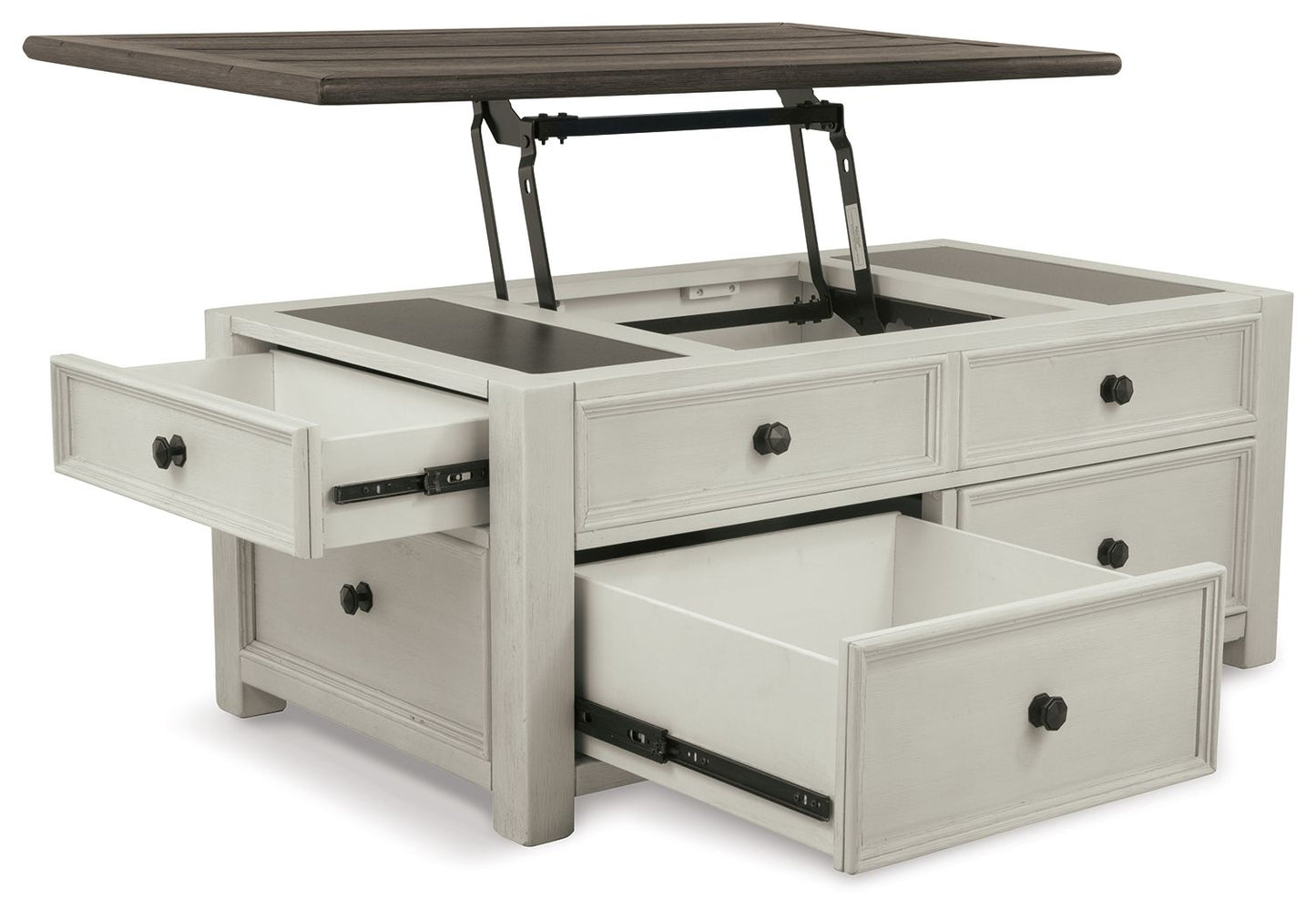 Bolanburg - White / Brown / Beige - Lift Top Cocktail Table