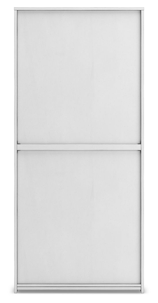 Kanwyn - Whitewash - Large Bookcase