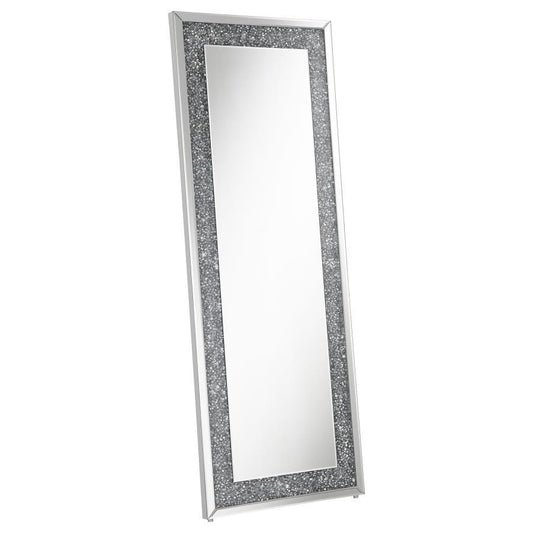 Valerie - Crystal Inlay Rectangle Floor Mirror