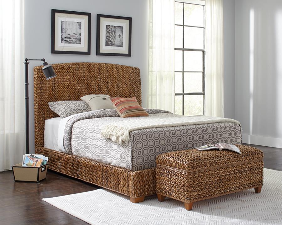 Laughton - Hand-Woven Banana Leaf Headboard
