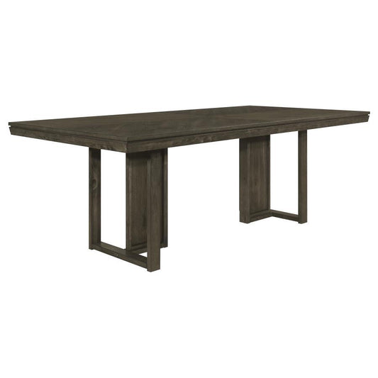 Kelly - Rectangular Dining Table - Dark Gray