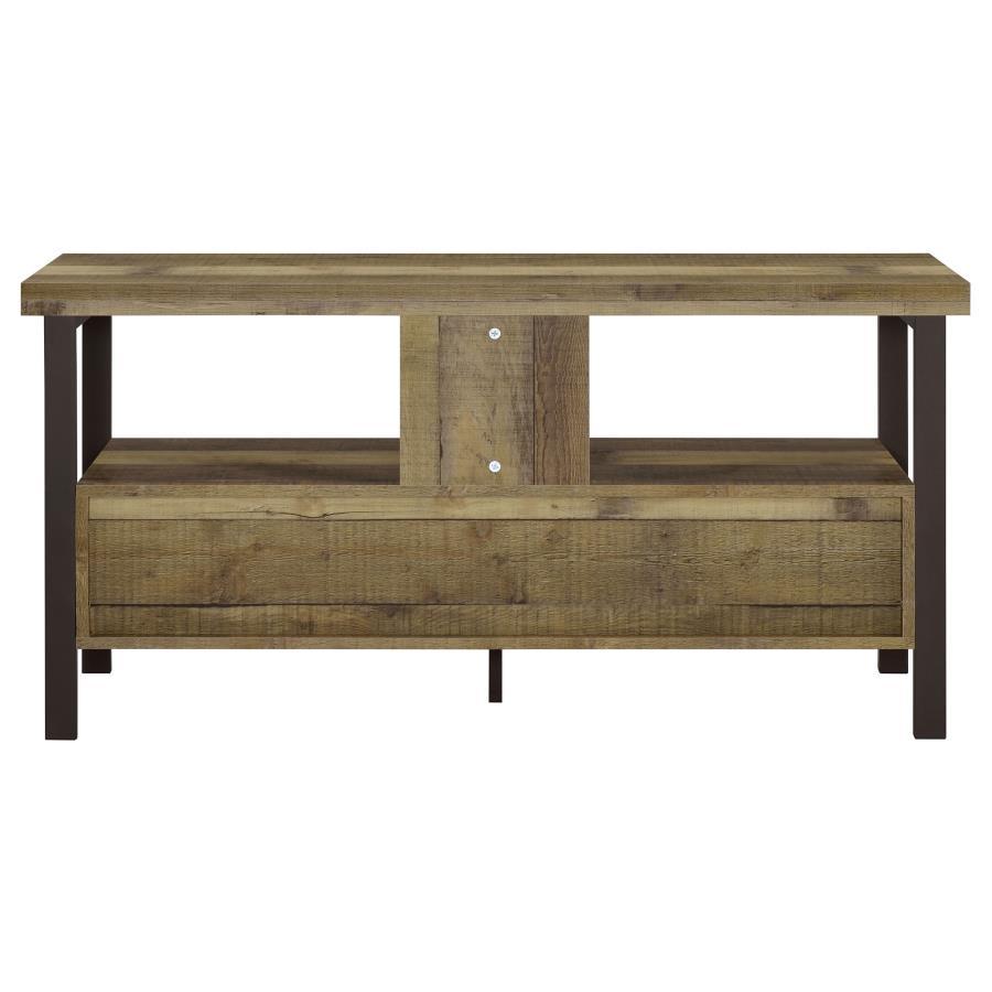 Ruston - 3-drawer Weathered Pine TV Console