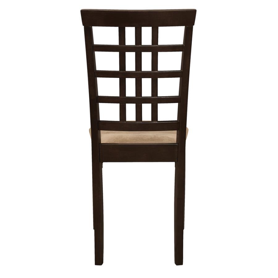 Kelso - Lattice Back Dining Chairs (Set of 2) - Cappuccino