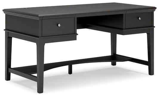 Beckincreek - Black - Home Office Storage Leg Desk