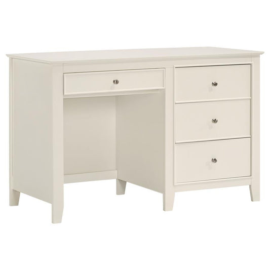 Selena - 3-Drawer Computer Desk Storage - Buttermilk