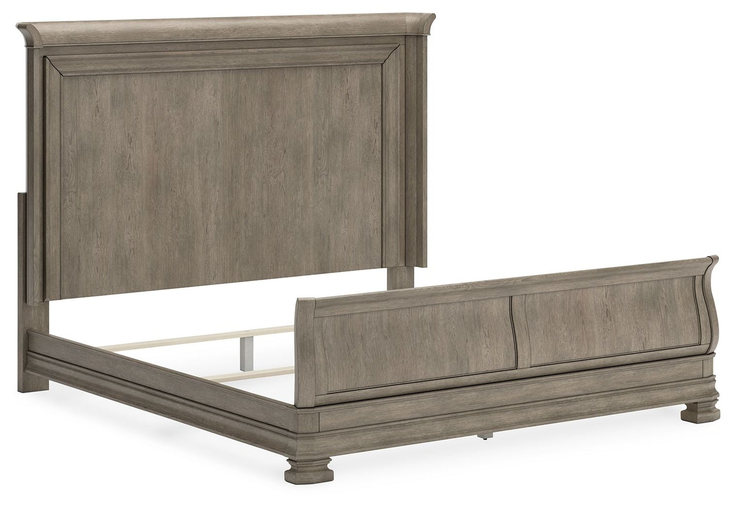 Lexorne - Gray - 7 Pc. - Dresser, Mirror, Chest, King Sleigh Bed, 2 Nightstands