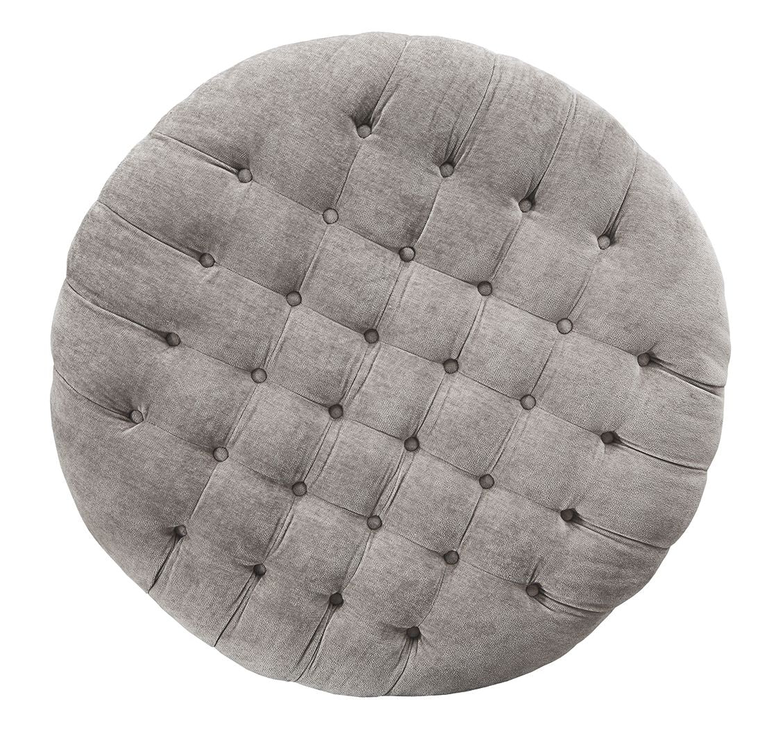 Carnaby - Linen - Oversized Accent Ottoman