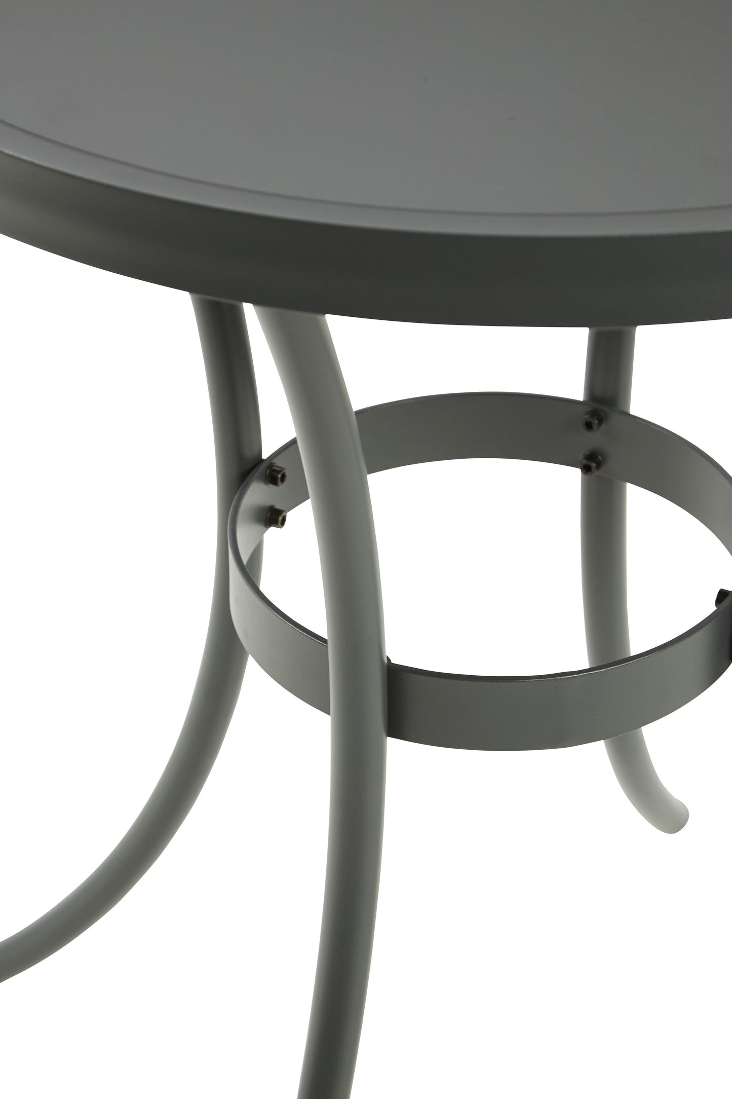 Crystal - Gray - Chairs W/Table Set (Set of 3)