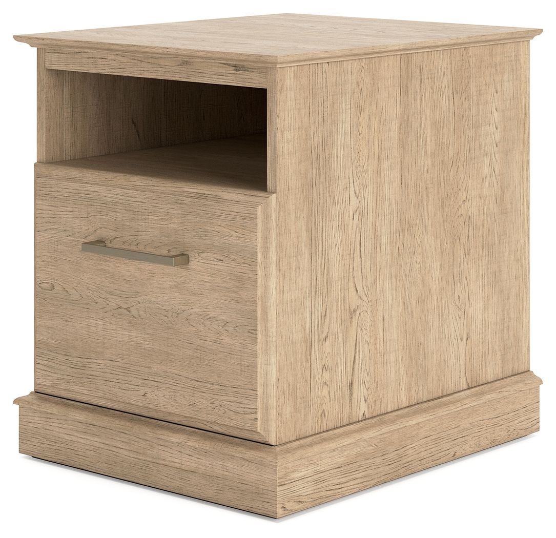 Elmferd - Light Brown - File Cabinet