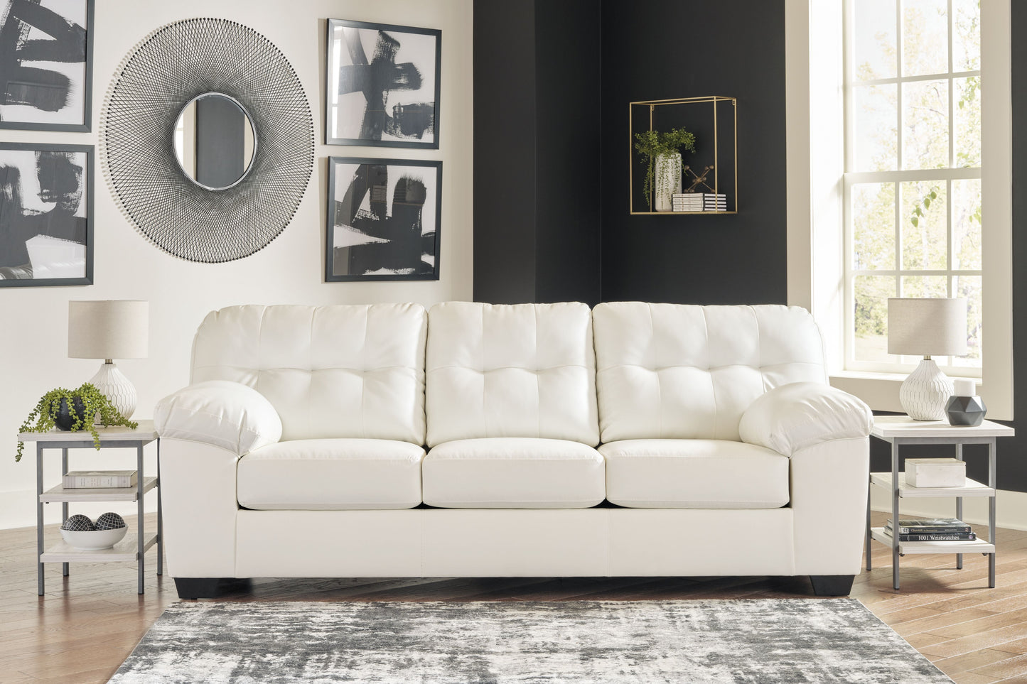 Donlen - White - 2 Pc. - Sofa, Loveseat