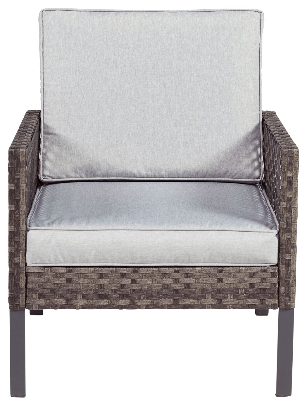 Lainey - Two-tone Gray - Love/Chairs/Table Set (Set of 4)